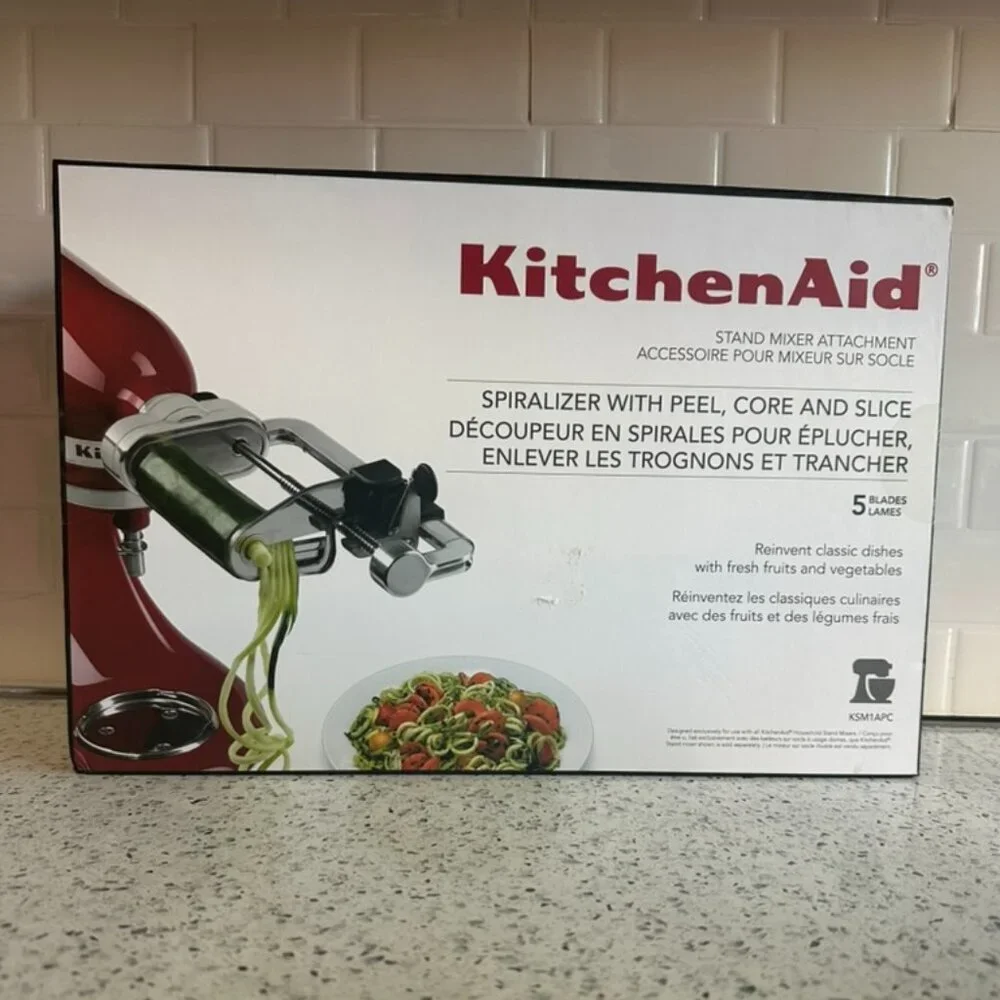 KitchenAid Spiralizer with Peel core and slice feature New in box - Picture 1 of 2